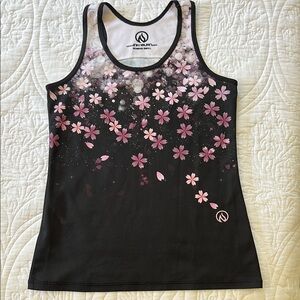 INKnBURN Black and White Fitted Sleeveless Tank Top